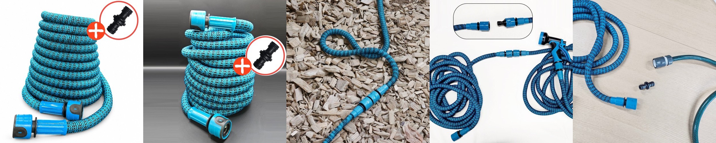 물분사기 수도호수 정원릴호스 베란다 청소 고압분사건 12mm, 10m
