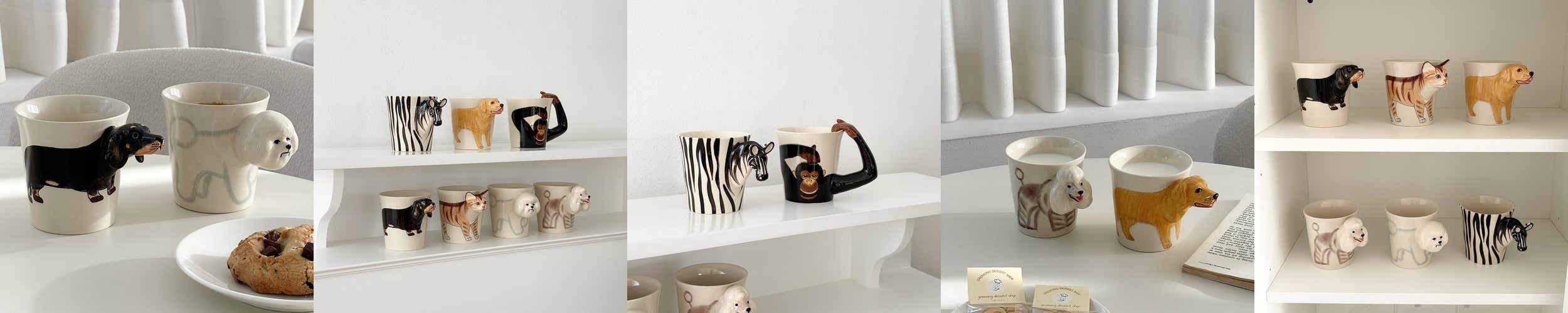 LOFT 애니멀 도자기 머그컵 세라믹 머그잔 270ml 집들이선물