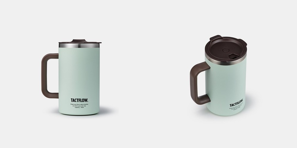 스토조 접이식 실리콘 텀블러 비기 컬렉션 470ml, 캘리그라피 카네이션