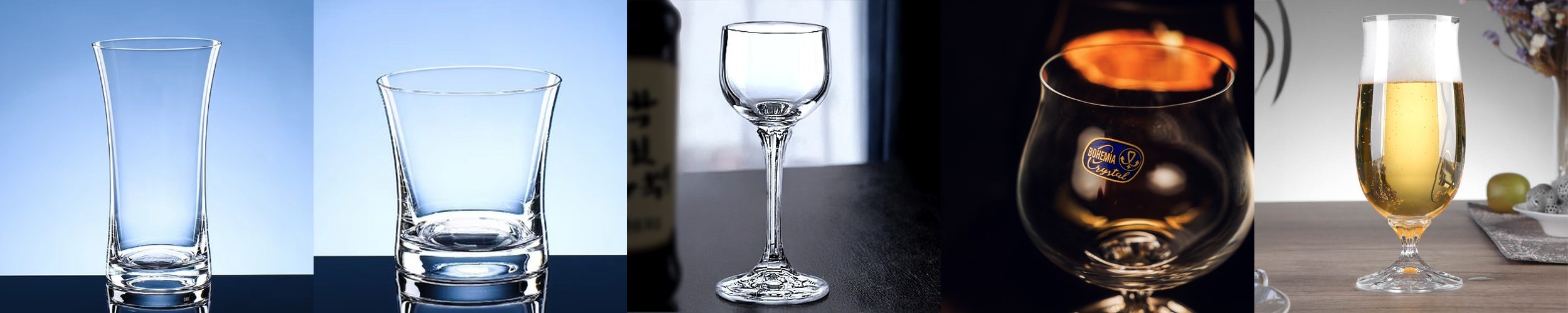 보헤미아 크리스탈 하이볼잔 위스키 유리컵 맥주잔 양주잔 340ml