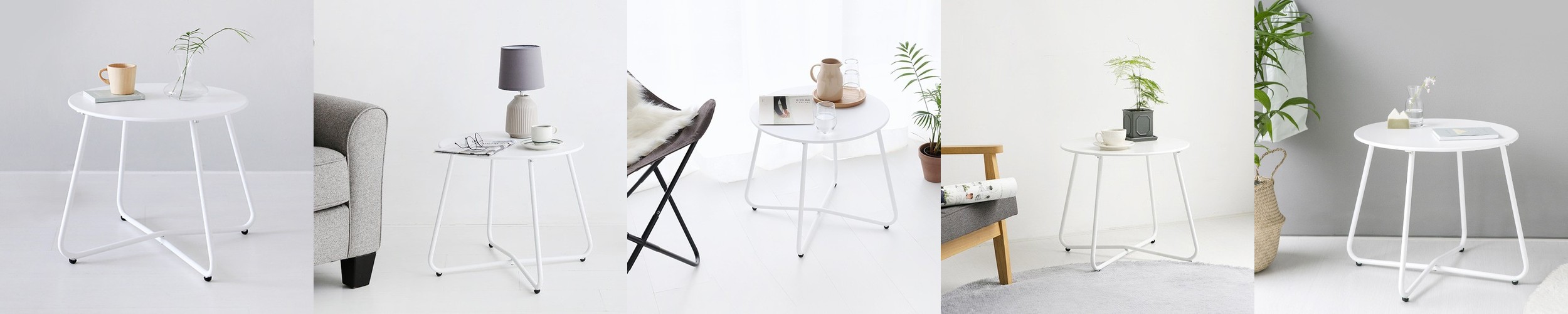 ENKEL 사이드테이블 화이트 6071.3812