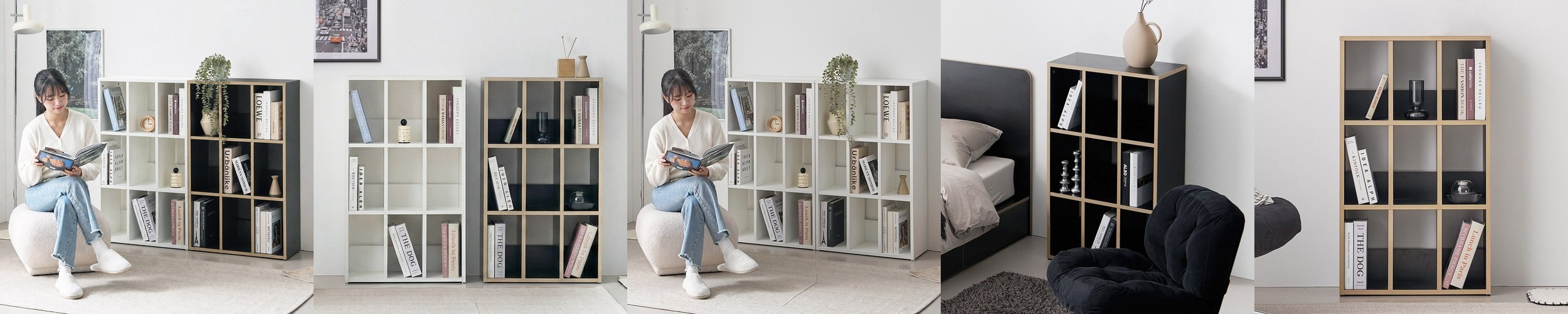 원목 서랍장 깊이500 속깊은 러버 서랍장 800 x 500 x 1344mm, 6단, 원색