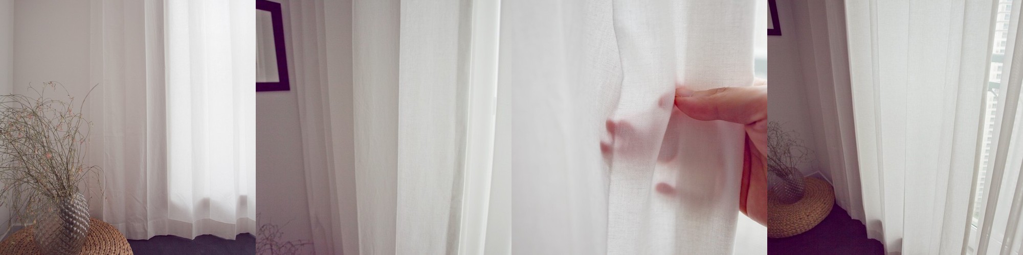 바자르 허그미 양털 솜누빔 방한커튼 140×235
