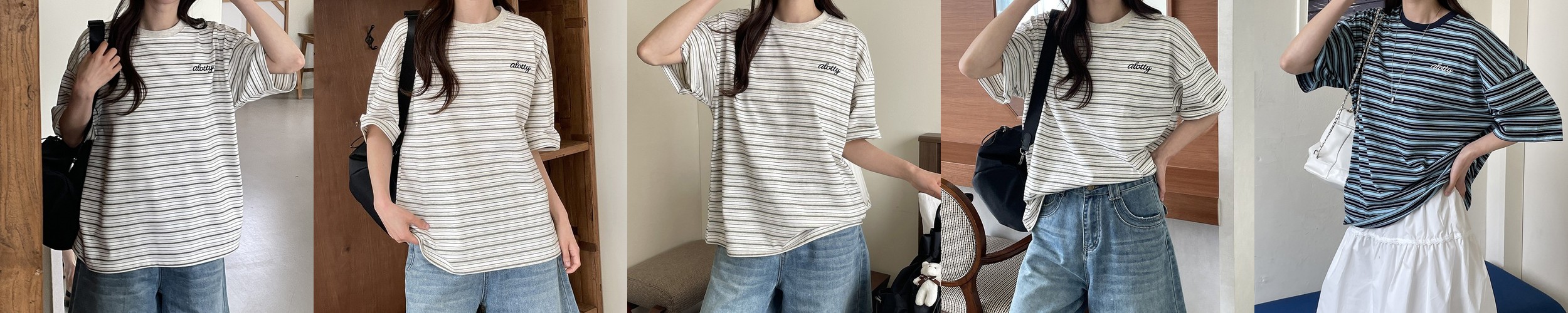 탑텐 여성 반팔티 (루즈핏)_MBE5TS2202