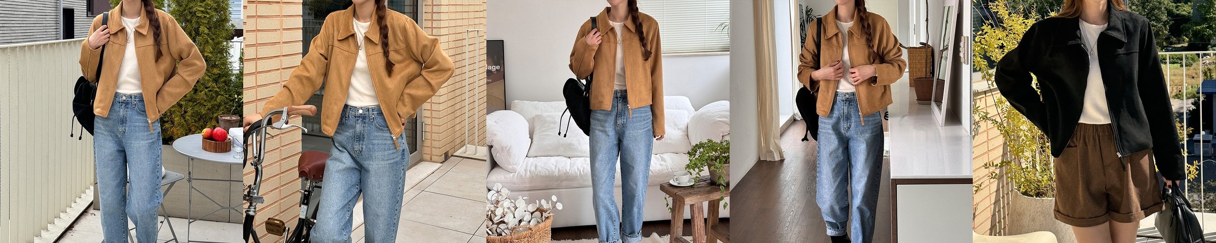 [호댕몰/자체제작] 가을 간절기 데일리 후드 레더 가죽자켓