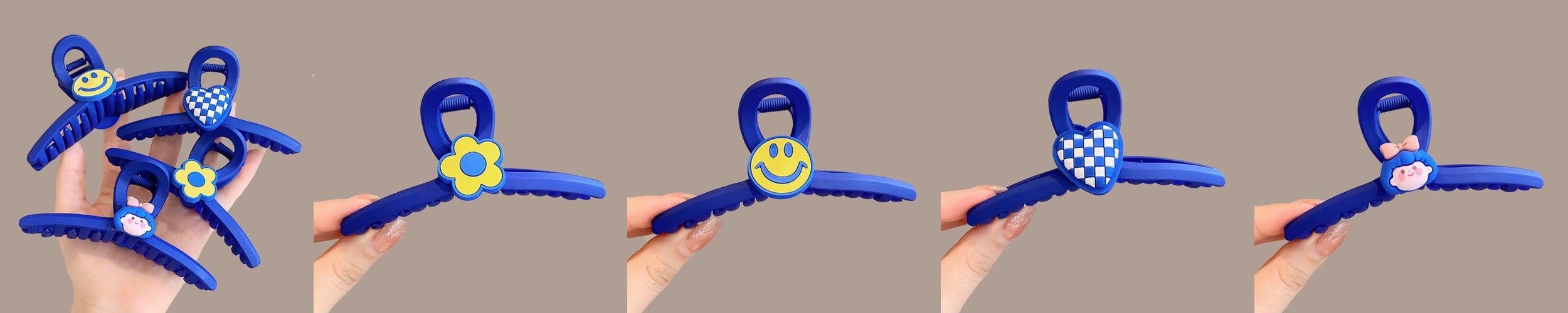 레이스룸 사선 U자 13.5cm 메탈 비녀 빅사이즈 올림머리 프렌치핀 로즈골드(유광)
