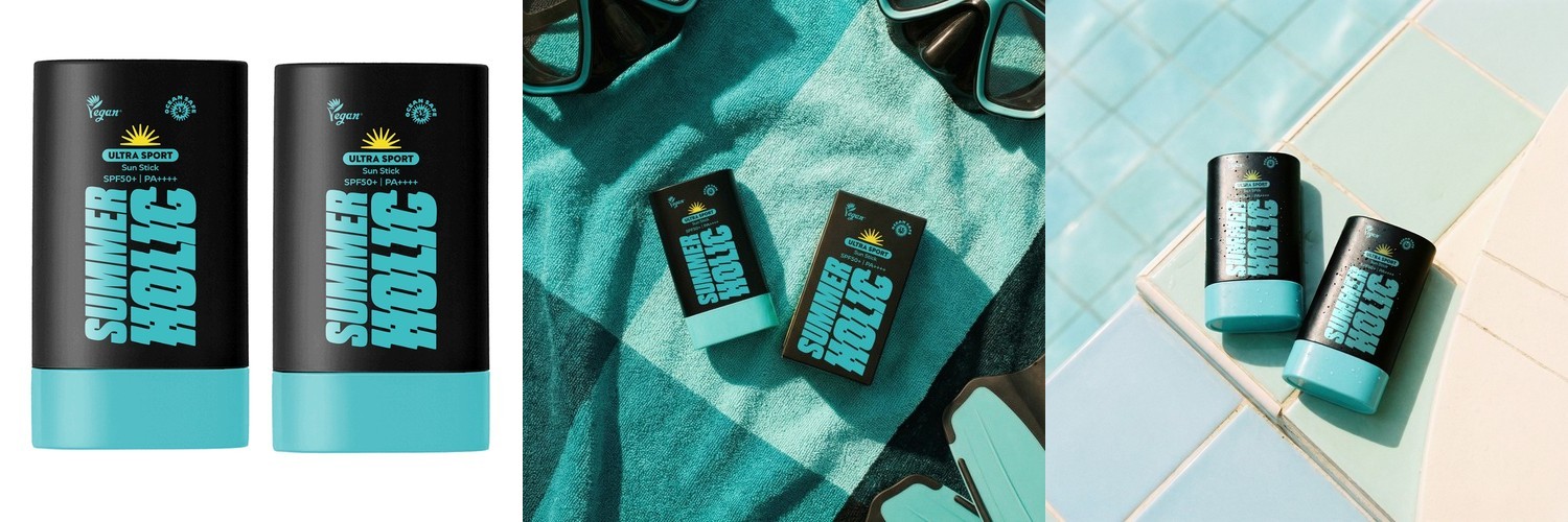 썸머홀릭 울트라 스포츠 선스틱 SPF50+ PA++++ 19g, 2개