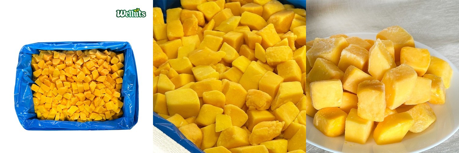 CJ 이츠웰 페루산 냉동 애플망고 1kg 3개+냉동 블루베리 1kg 1개