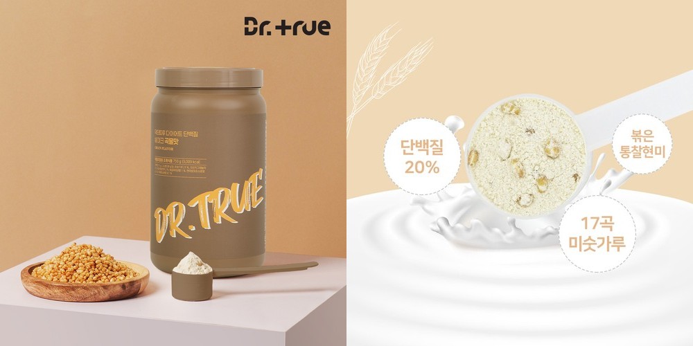 닥터트루 산양유 초유 단백질 쉐이크 곡물맛, 750g, 1개