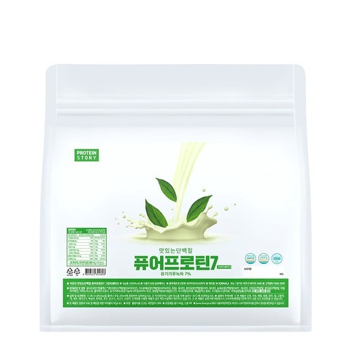 프로틴스토리 맛있는 단백질 퓨어프로틴7 1KG 그린티쉐이크, 1kg, 1개