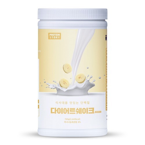 프로틴스토리 식사대용 맛있는 단백질 다이어트쉐이크 스위트바나나, 750g, 1개