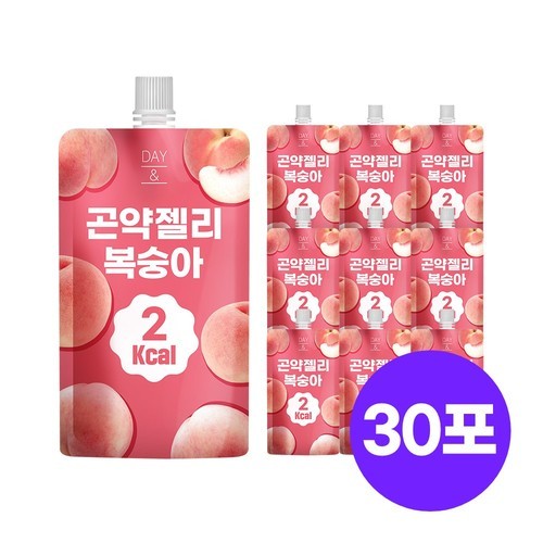 [저칼로리/2kcal] 데이앤 2칼로리 곤약젤리 10포 골라담기 석류, 150g, 10개