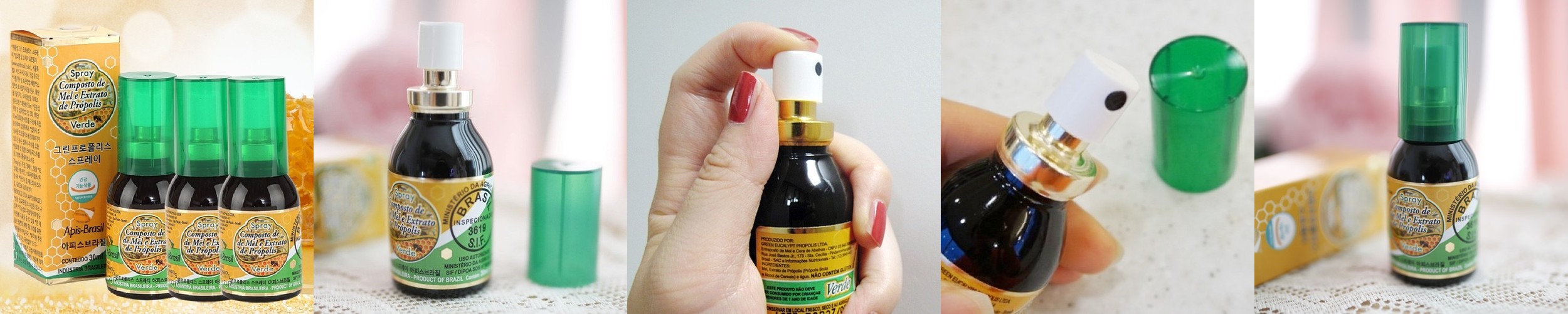 진해양봉 프로폴리스 스프레이 프로 30ml, 3개