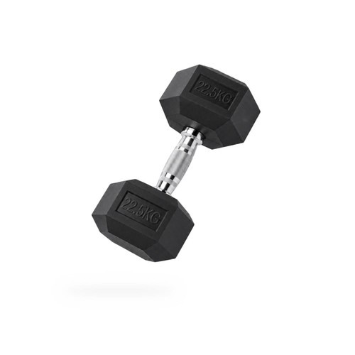 CNK 육각 고무 아령 22.5kg, 1개