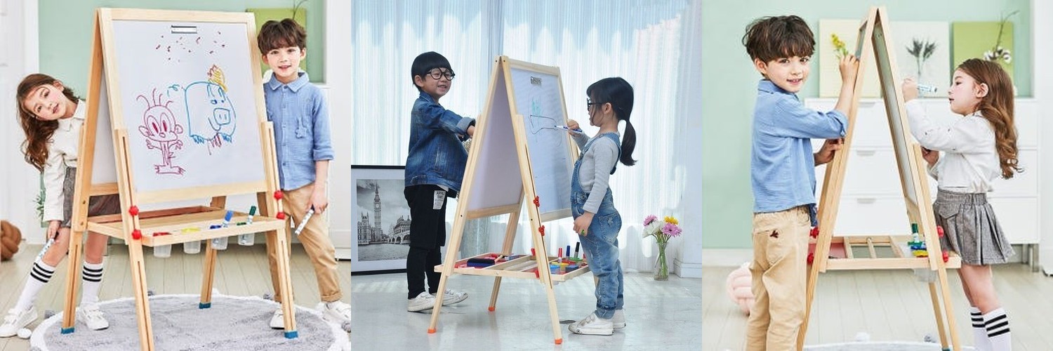 스탠드 유아 아기 자석 보드 칠판 화이트보드(물백묵칠판)