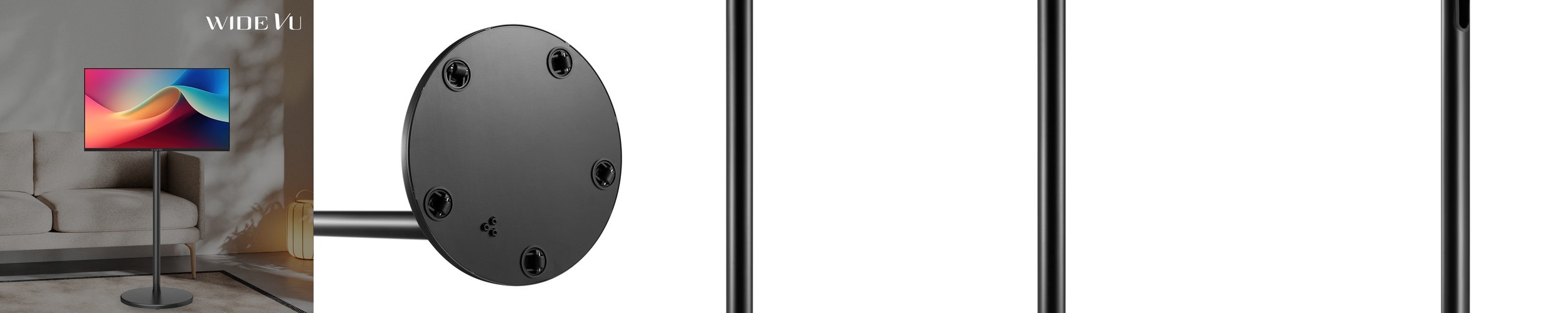 와이드무빙뷰 블랙에디션 삼탠바이미 셋트 109cm(43인치) FHD 스마트 이동식 TV 중소바이미 V1