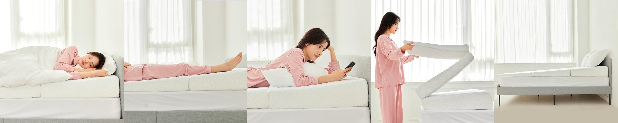 이야온 딥슬립각 역류성식도염 베개 보다 편한 꿀잠 경사 매트리스 토퍼 접이식 이야 매트리스