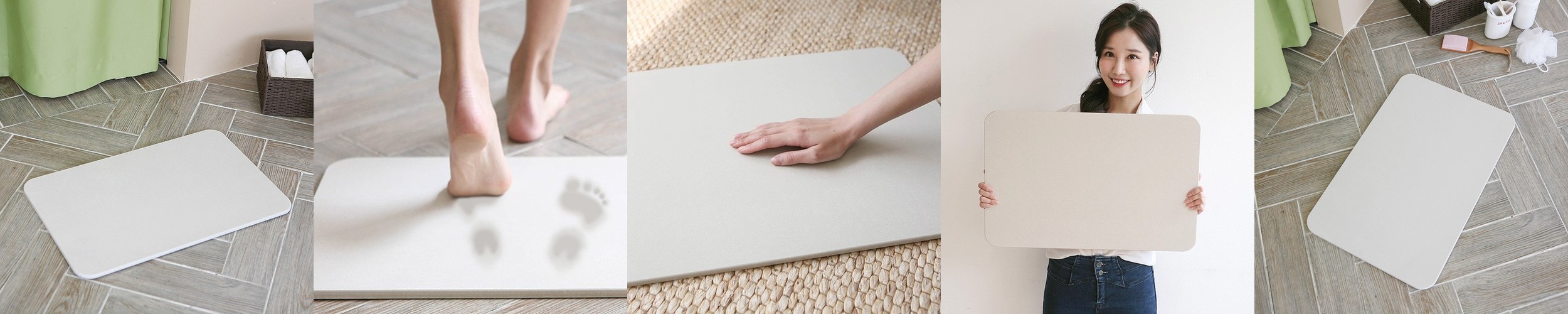 LAUF 스마일 러그 70×45 사각 70x45x0.7cm