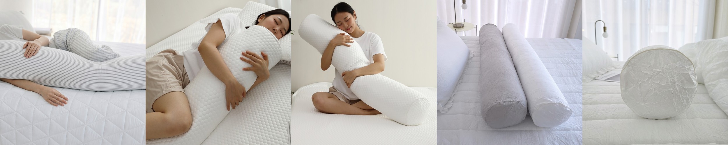 더베딩샵 긴베개 S자 바디필로우 인형 안고자는베개 다리 죽부인 그레이