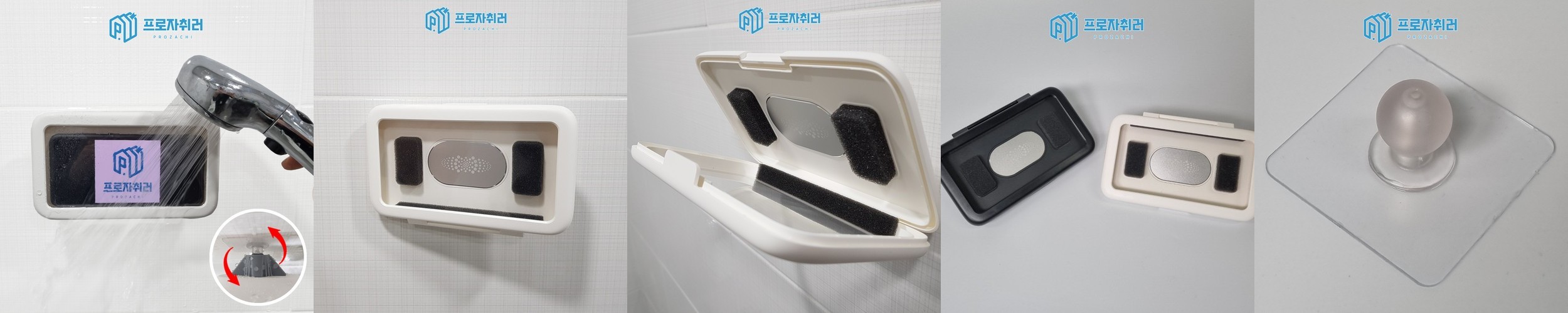 맥세이프 하트 거울 그립톡 미러 스마트톡 아이폰 갤럭시 휴대폰 온앳인 foil silver (호일 실버)