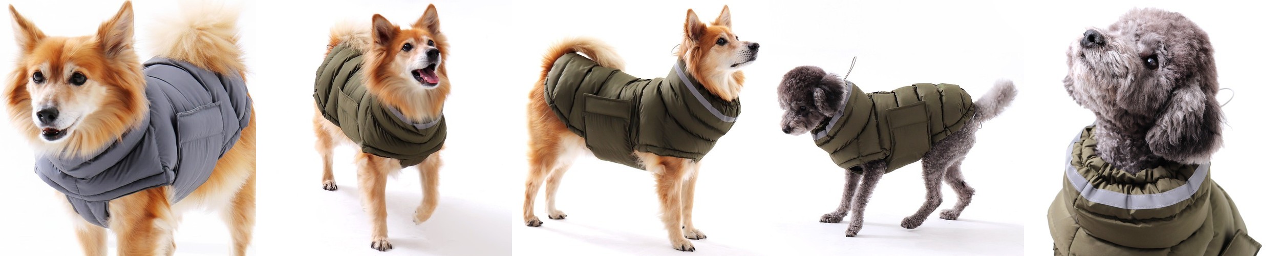 강아지패딩 소형견 대형견 패딩 조끼 겨울옷 중형견 진돗개 리트리버 S