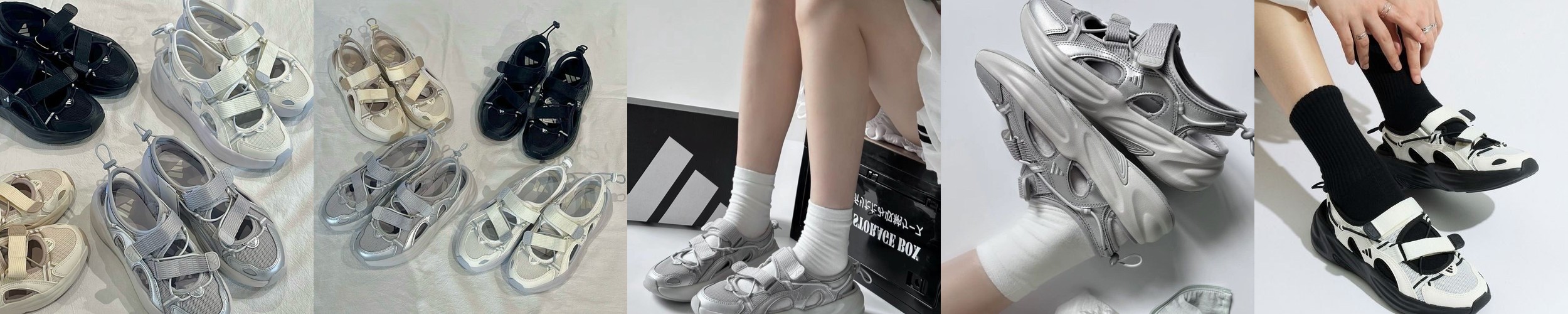 [클립] 소가죽 스탠딩 스니커즈 발레코어 메리제인 운동화 ATYP 새일 -CL0502OW 6.5cm