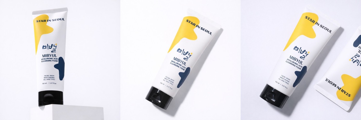 미별 MIBYUL 히알루론산 클렌징폼 코코넛유래세정성분, 약산성, 깨끗한세정, 매끈한피부결