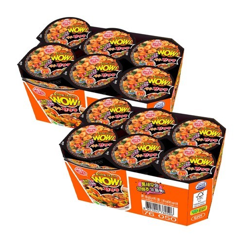 곤약라면 저칼로리라면 매운맛 칼로리낮은 바로먹는 발효곤약 두부면 350g, 4개