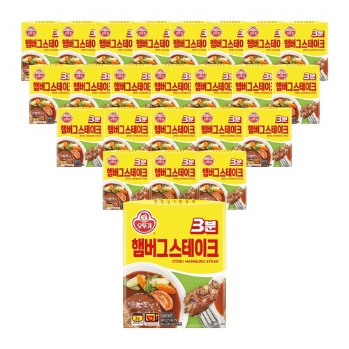 오뚜기 3분 햄버그스테이크 140g 24개