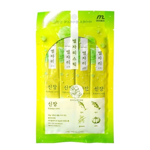 슈퍼포우 고양이 강아지 짜먹는 스틱 간식 슈퍼스틱 연어, 56g, 10개