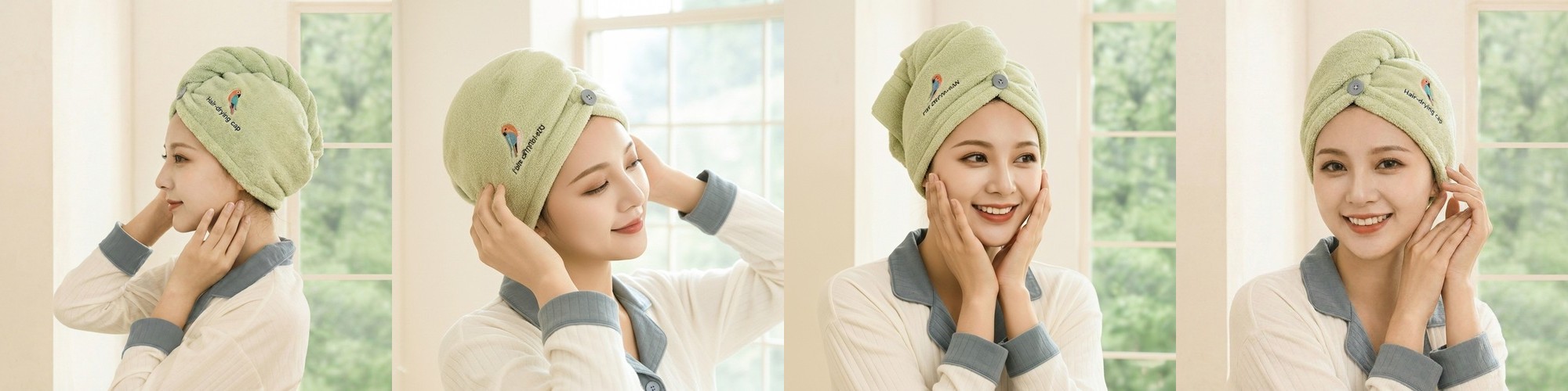 소이워크샵 데이즈컬렉션 호텔수건 40수 모달 고중량 고밀도 220g, 피치블라썸, 4장