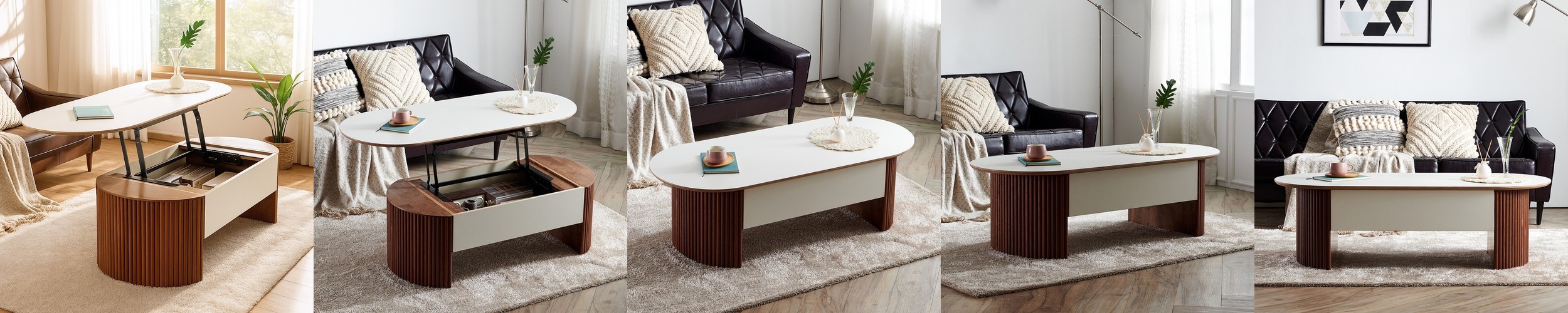 임스 서핑보드 테이블 Eames SurfboardTable M