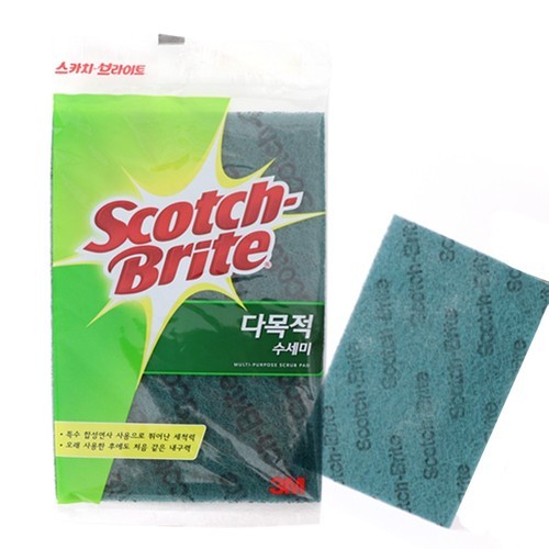 살림언니 비스코스 양면 주방 수세미 4개입, 2개