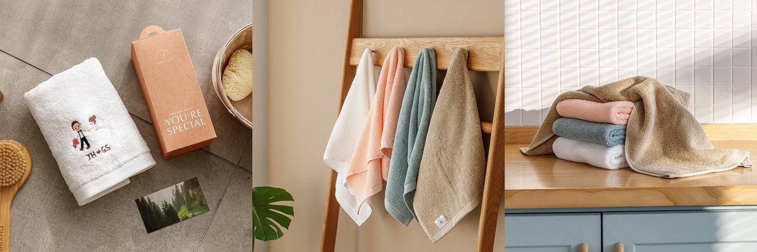 30수 170g 코마사 선염 스트라이프 호텔 타월 수건 10장 4color