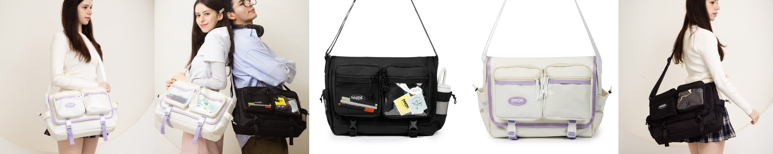 PEEPS E2 Mini Messenger Bag 미니메신저백 블랙