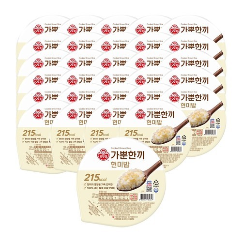 오뚜기 가뿐한끼 현미밥 150g 30개 외 5종