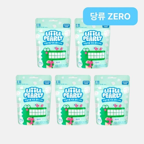 [알림받기 고객 전용] 리틀펄리 유아 어린이 자일리톨 장유산균 무설탕 캔디 복숭아맛 3개