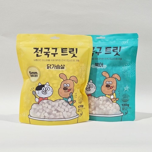 펠스 강아지 고양이 산양유 동결건조 저알러지 간식 트릿 장 신장 로제, 50g, 1개