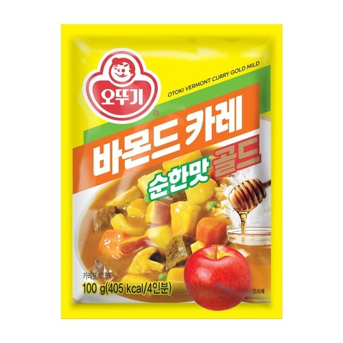 오뚜기 오뚜기카레 순한맛, 100g, 1개