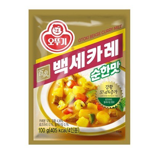 오뚜기 오뚜기카레 순한맛, 100g, 1개