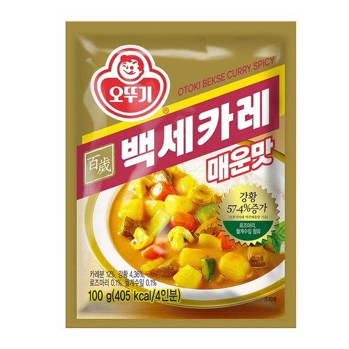 오뚜기 오뚜기카레 순한맛, 100g, 1개
