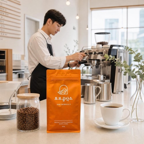 토브공작소 프리미엄 하우스 블렌드 딥브라운 커피 원두 3kg, 1개