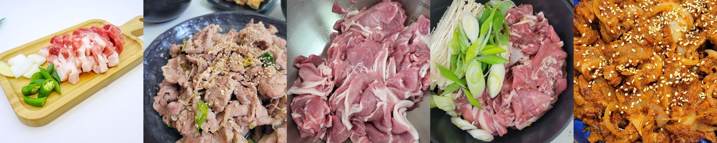 초신선 돼지고기 골라 담기 200g, 삼겹살, 목살, 항정살
