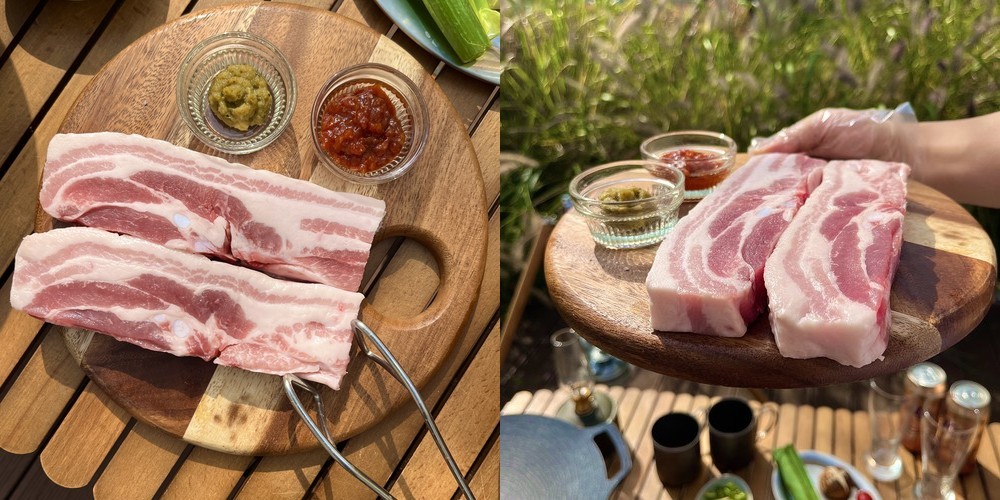 초신선 돼지고기 골라 담기 200g, 삼겹살, 목살, 항정살