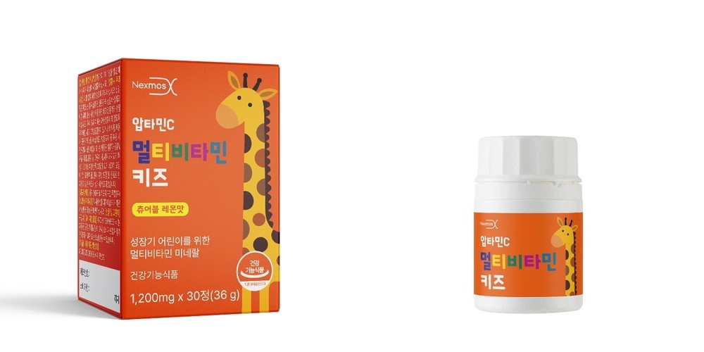 [두드림] 키즈 종합비타민 밸런스타임 60포, 3개