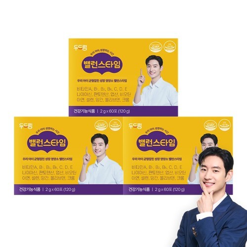 [두드림] 키즈 종합비타민 밸런스타임 60포, 6개