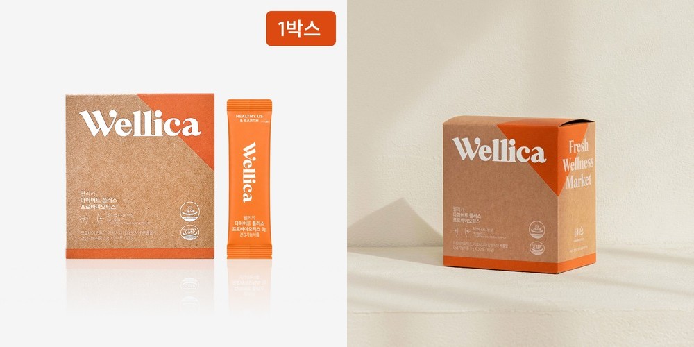 다이어트 체지방 감소 유산균 장 50억 프로바이오틱스 웰리카 30포, 1개