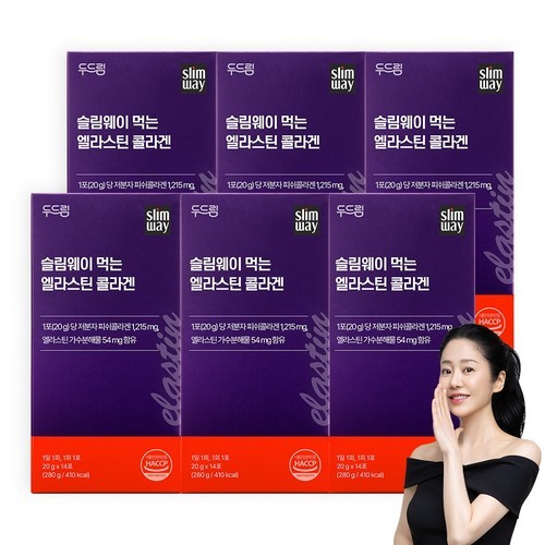 [두드림] 슬림웨이 먹는 엘라스틴 콜라겐 14포, 2개