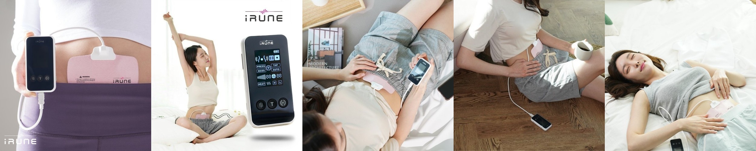 웨어텍 스마트 슬림웜 온열 찜질기 배찜질기 WT-1300B