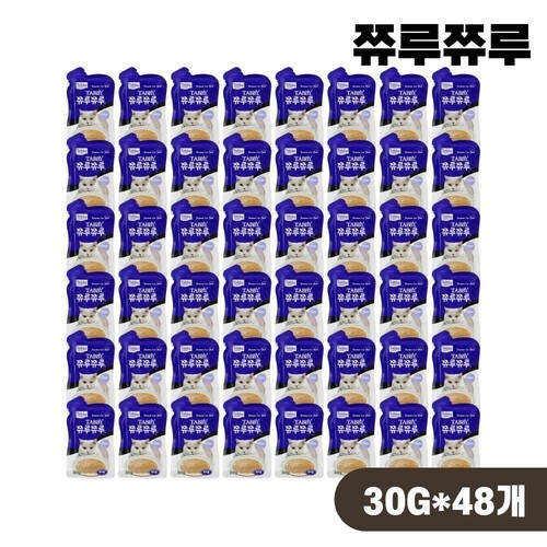 초심 구르구르 츄 고양이 간식 저염 짜먹는 스틱 대용량 닭고기, 12g, 100개